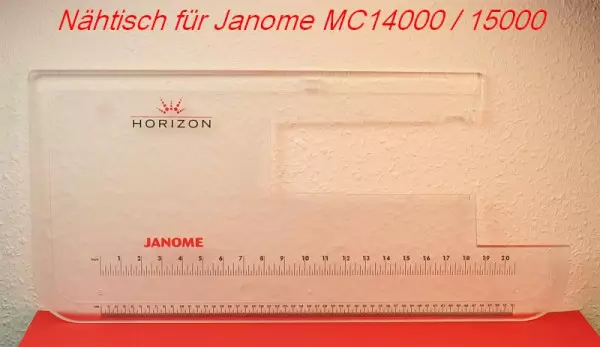 Quilttisch Nähtisch für Janome Nähmaschine # 859826110 Anschiebetisch