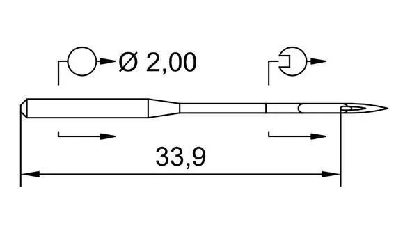 Schmetz 265 D100 STAERKE 110